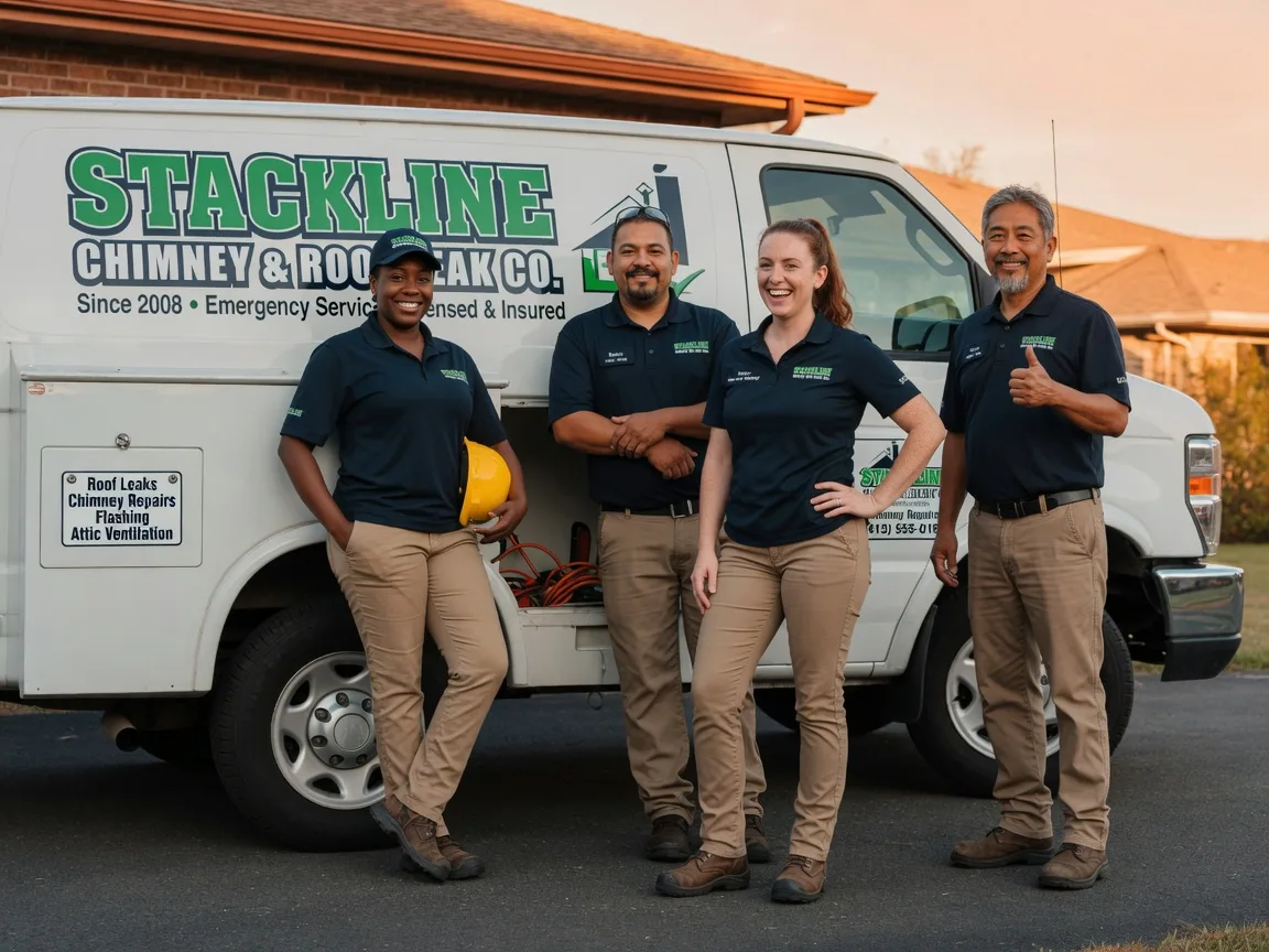 Chimney flashing repair company in Slinger, WI